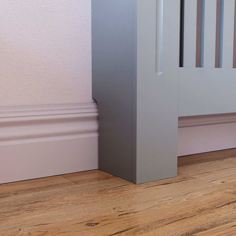 Vida Designs Chelsea Olive Grey Radiator Cover Large Image 6