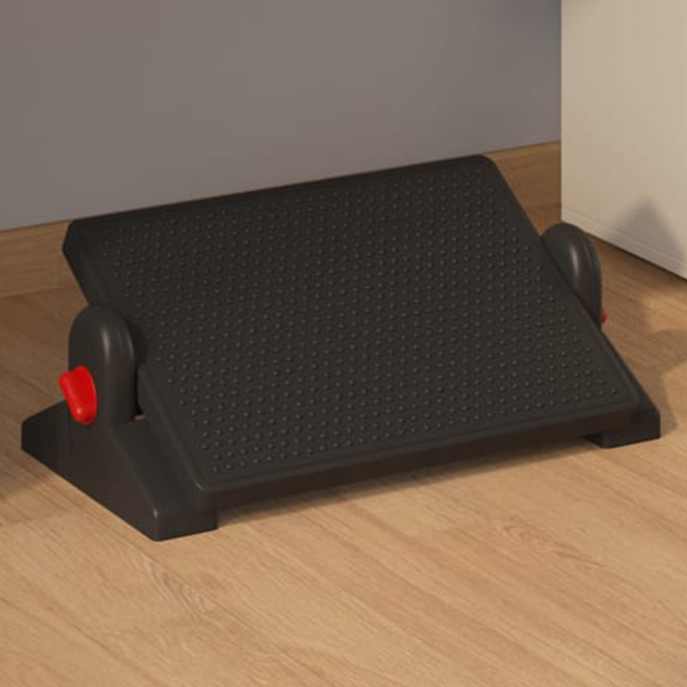 vidaXL Black High Impact Polystrene Footrest Image 1