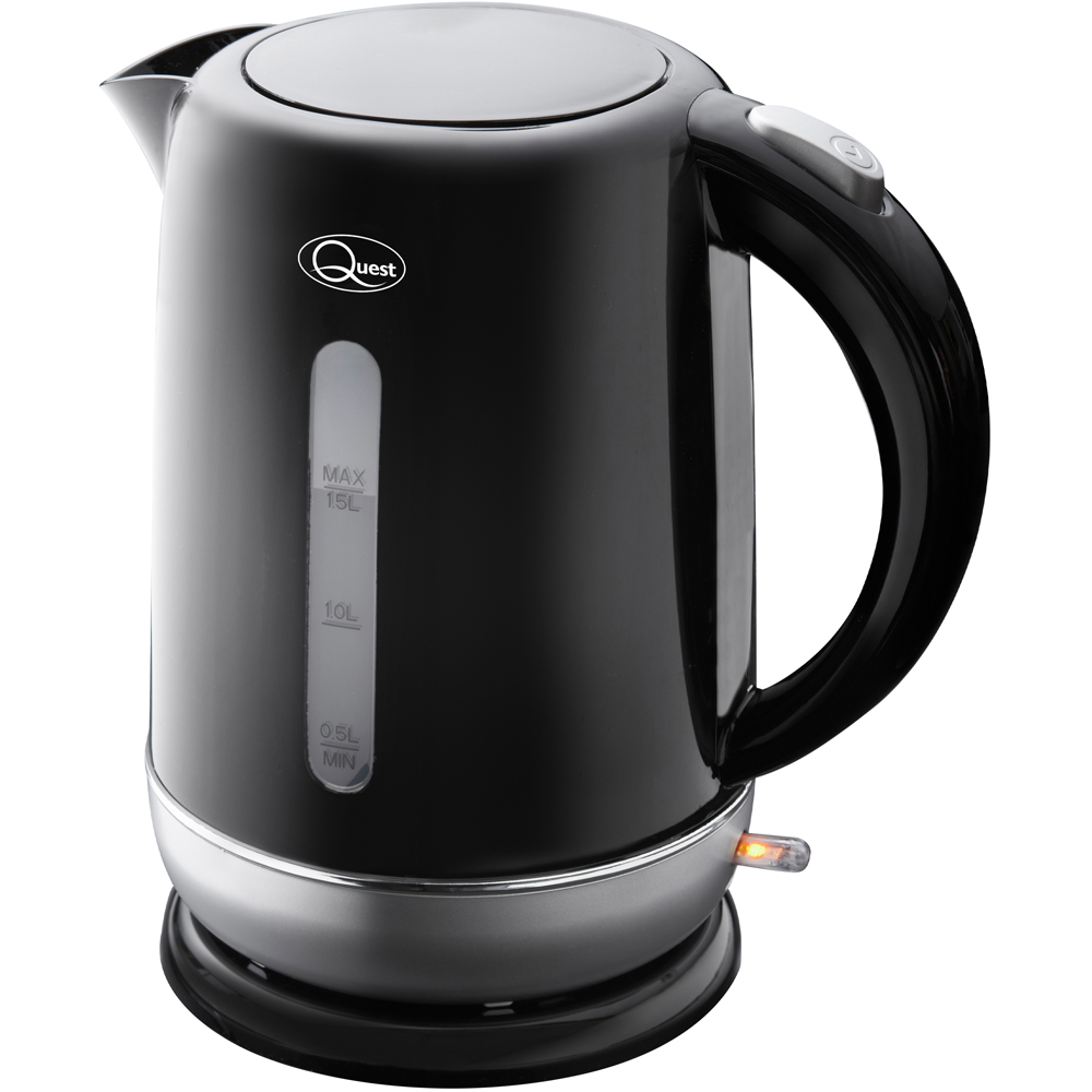 Benross Black and Silver 1.5L Fast Boil Kettle Image 1