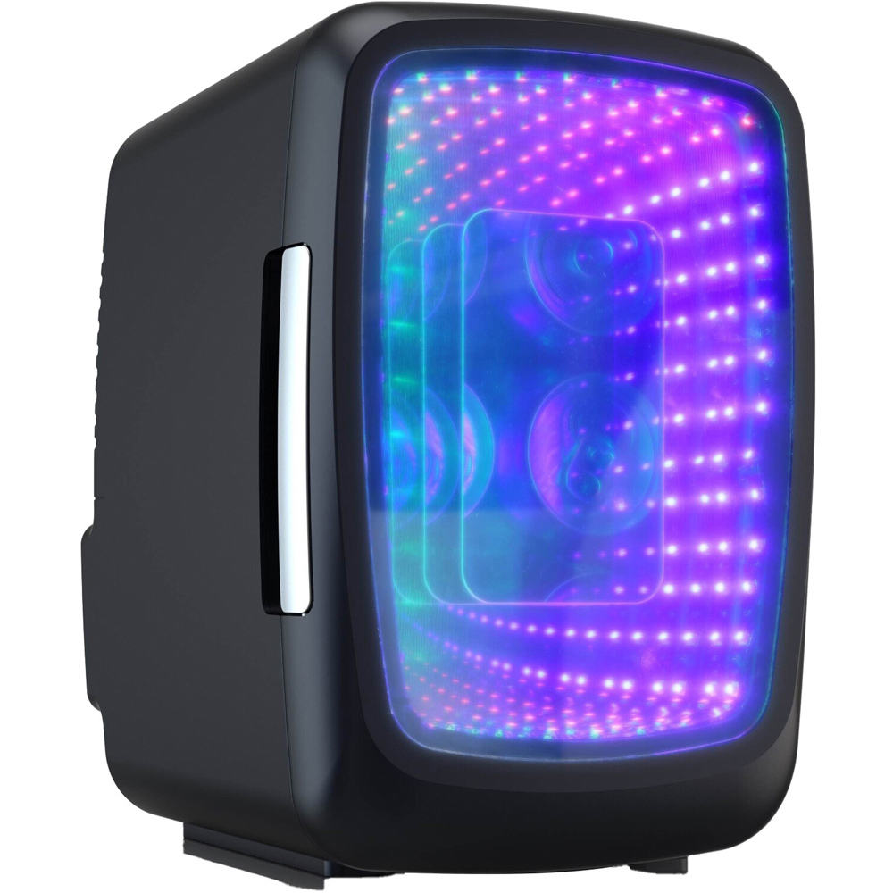 LED Gaming Mini Fridge Black Image 1