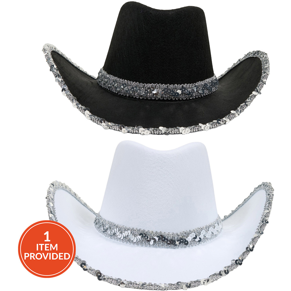 Sequin Cowboy Hat Image 1