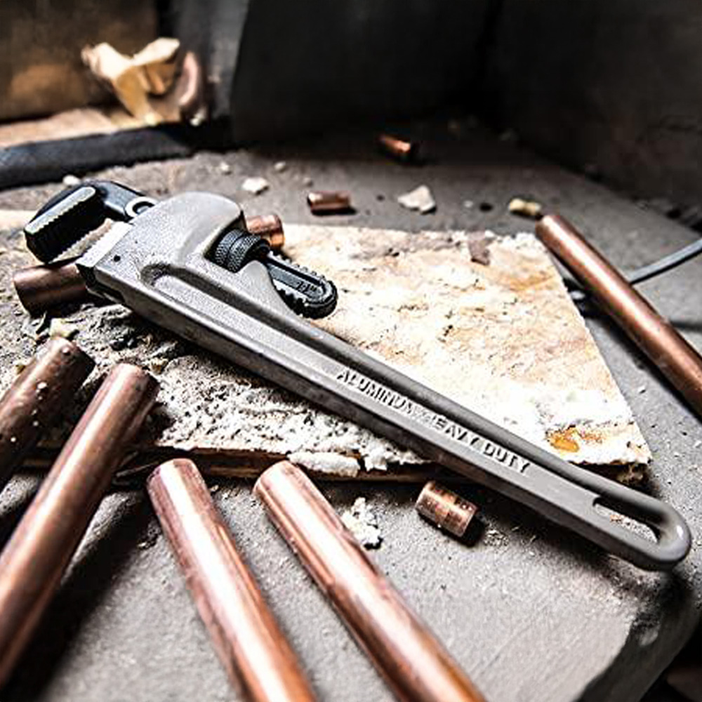 Dickie Dyer Aluminium Pipe Wrench 355mm Image 2