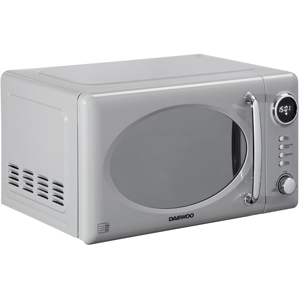 Daewoo Kensington Grey Digital Microwave 800W Image 1