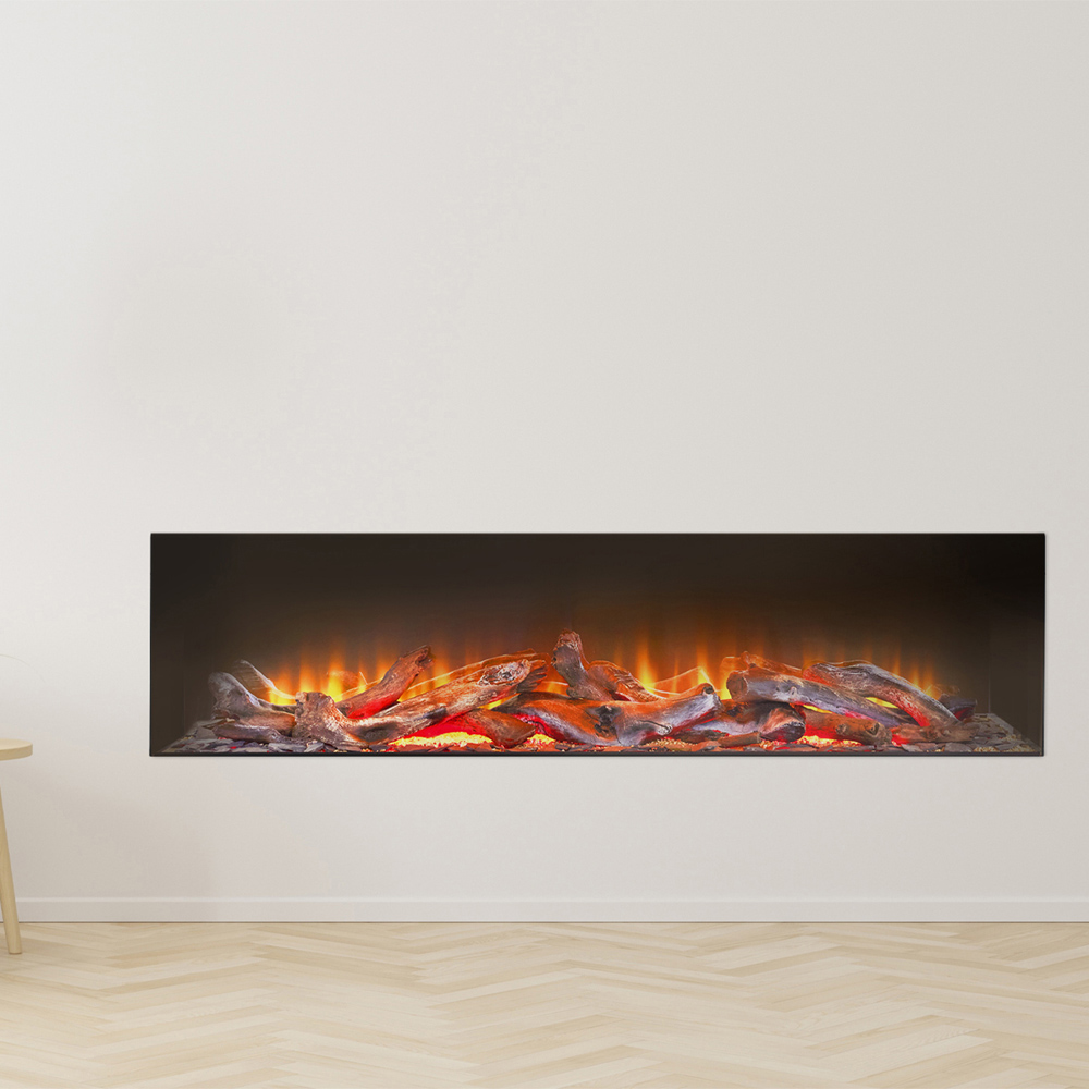 Acantha Ignis Fully Inset Media Wall Electric Fire 1500W Image 2