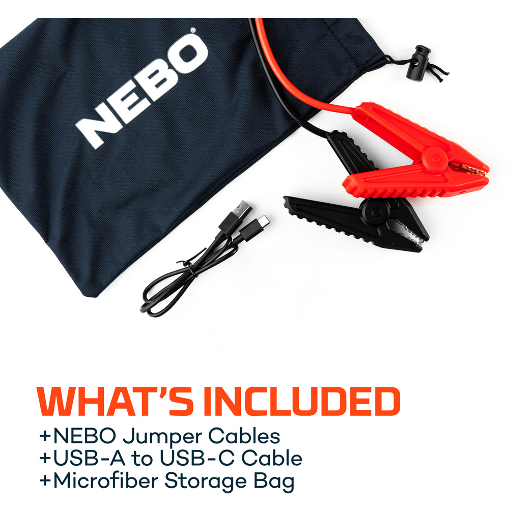 Nebo Assist 1000XP 3-in-1 1000Amp Car Jump Starter Kit Image 9