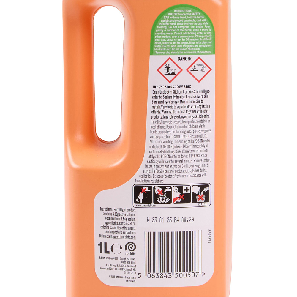 Cillit Bang Kitchen Drain Unblocker Image 4