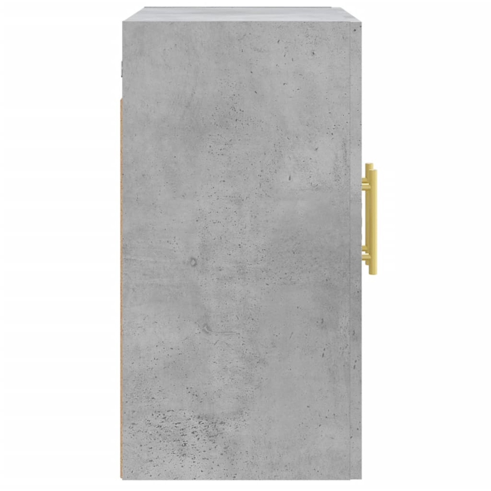 vidaXL 2 Door Concrete Grey Wall Cabinet Image 7
