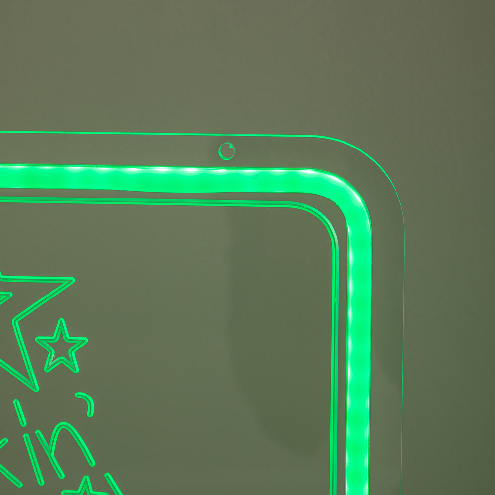 Samuel Alexander Green LED Neon Rockin' Around the Christmas Tree Christmas Decoration 40cm Image 5
