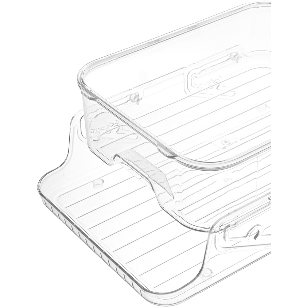 Living and Home Clear Sliding Desktop Storage Organiser Image 5