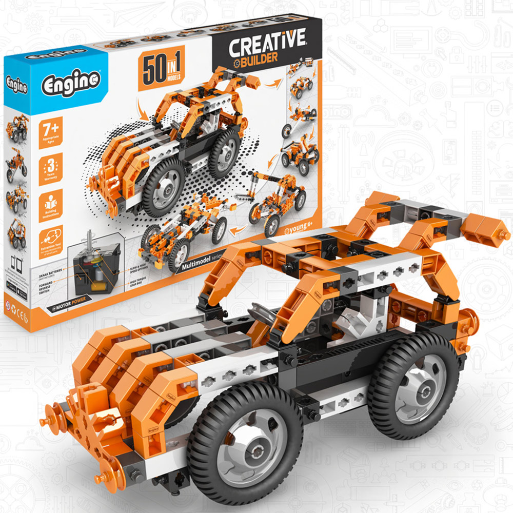Engino Creative Builder 50 Models Motorized Set Image 2