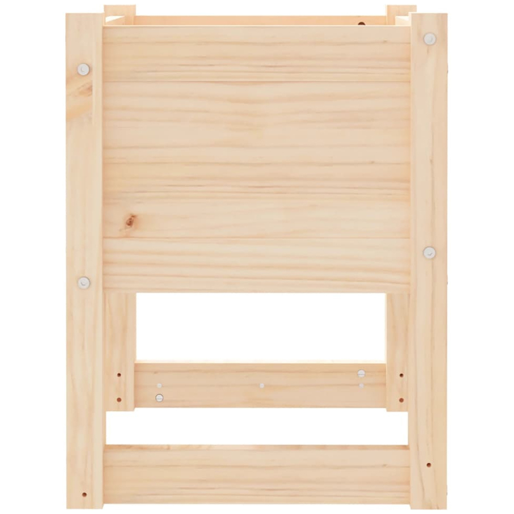 vidaXL Brown Solid Pine Wood Garden Planter 52.5 x 40 x 40cm Image 4