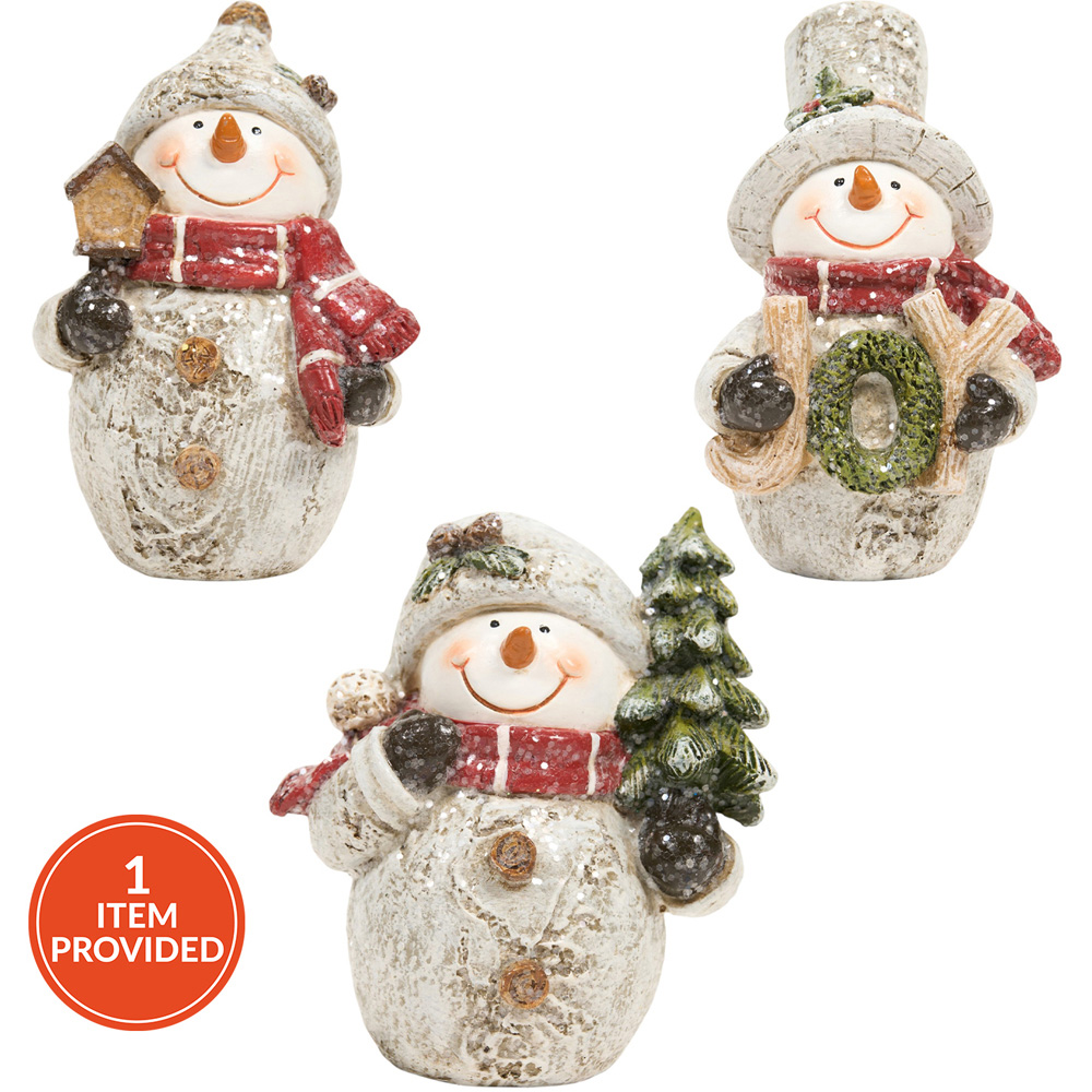 Scandi Snowman Decoration Image 1