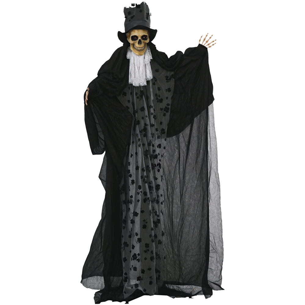 Outsunny Animated Prop Ghost Bridegroom Indoor Halloween Decoration 6.2ft Image 1