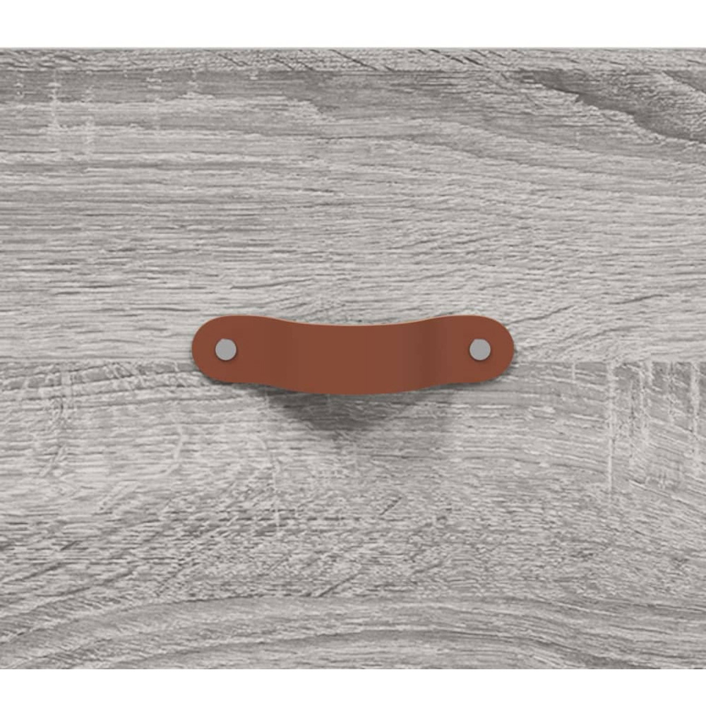 vidaXL 3 Door 3 Drawer Grey Sonoma Highboard Image 9