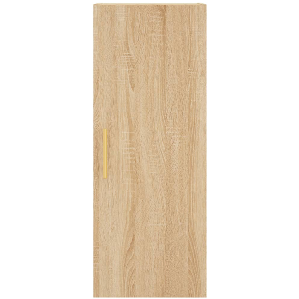 vidaXL Single Door Sonoma Oak Wall Mounted Narrow Cabinet Image 7