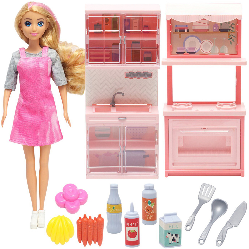 Kitchen Doll Playset Image 3