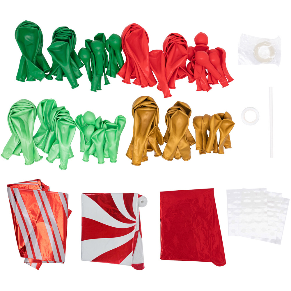 Christmas Candy Cane Balloon Arch Kit Image 5