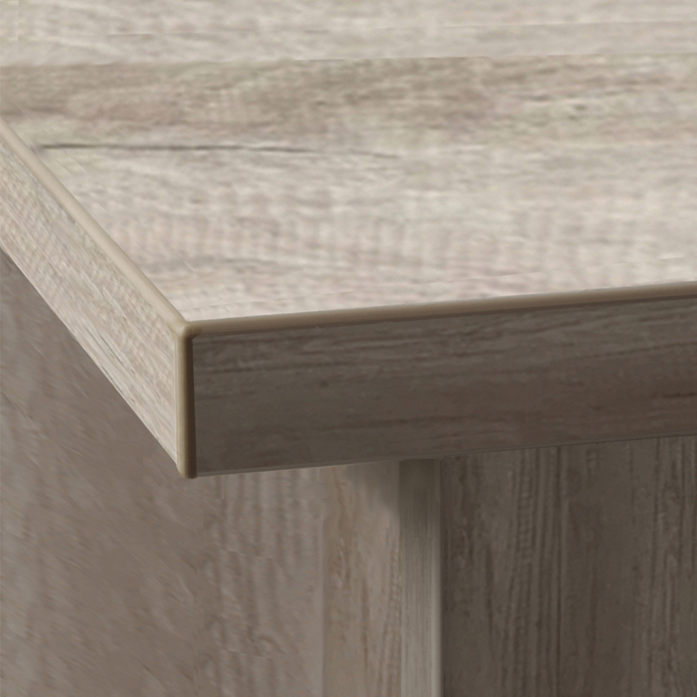 R White Cabinets 3 Shelf Grey Nebraska Mid Height Bookcase Image 3