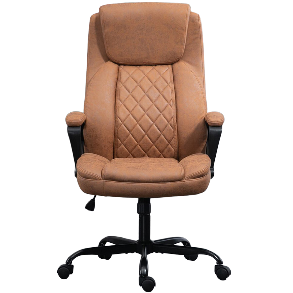 Suffolk High Back Office Chair - Brown Image 2
