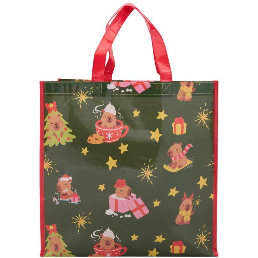 Capy Christmas Shopper Bag Image 2