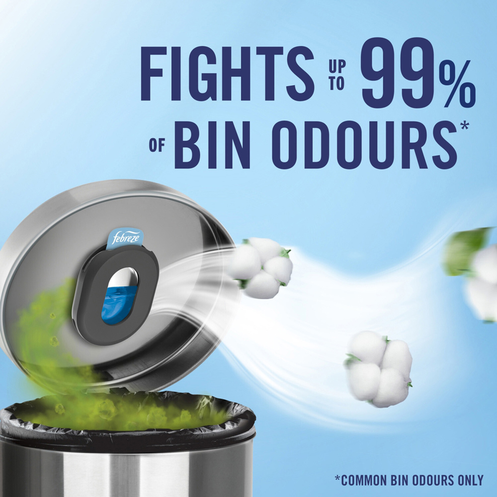 Febreze Bin Freshener Starter Kit Cotton Fresh Image 4