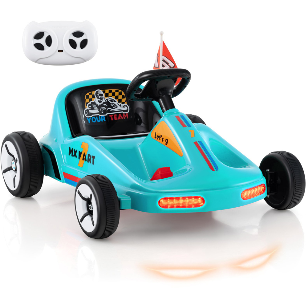 Costway Blue Kids Electric Go Kart with Remote Image 3
