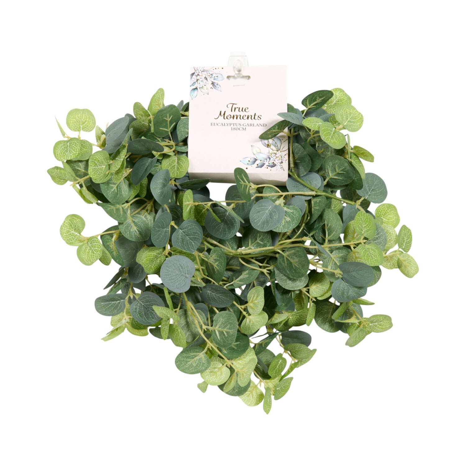 Faux Eucalyptus Garland Green Image 1