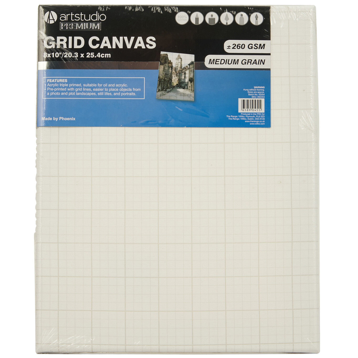 Grid Canvas - White Image 1