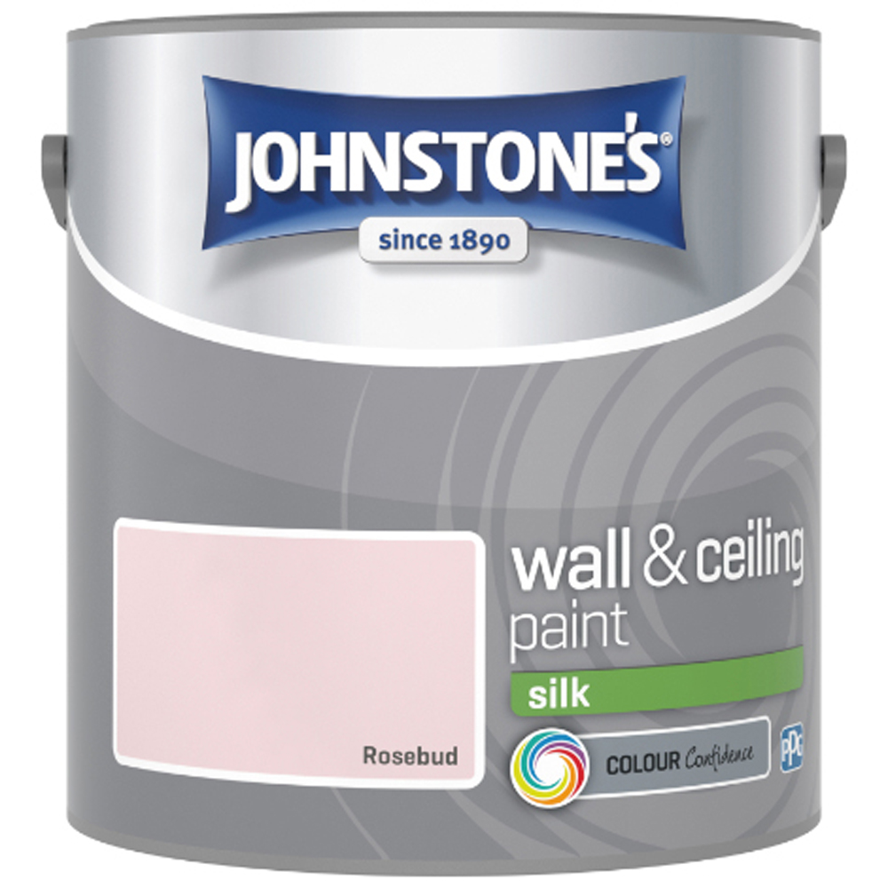 Johnstone's Walls & Ceilings Rosebud Silk Emulsion Paint 2.5L Image 2