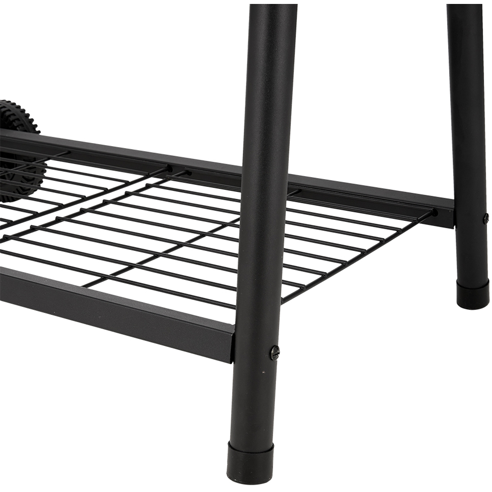 Living and Home Outdoor Garden Charcoal BBQ Grill with Adjustable Tray Image 3