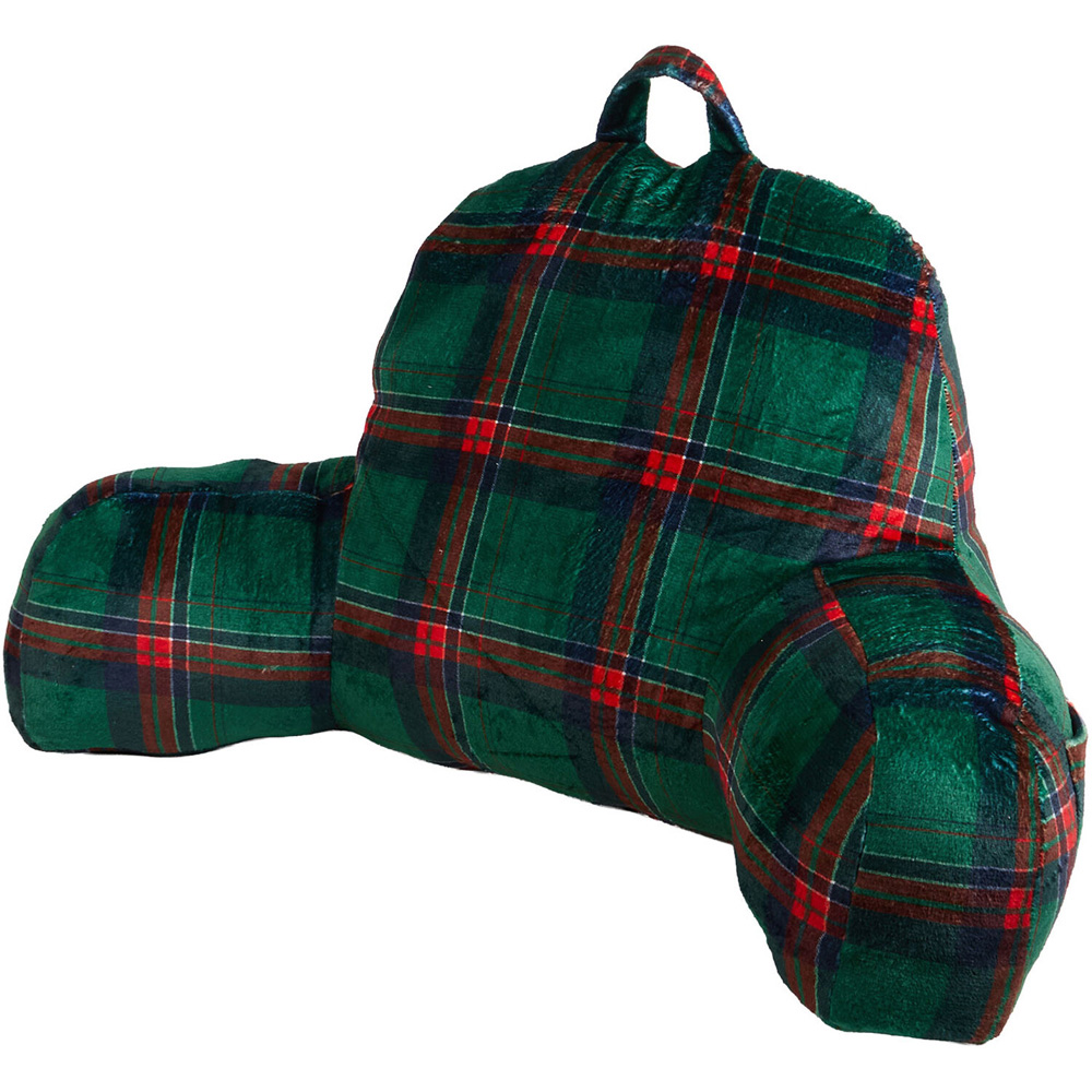 Tartan Check Cuddle Chair Green Image 7