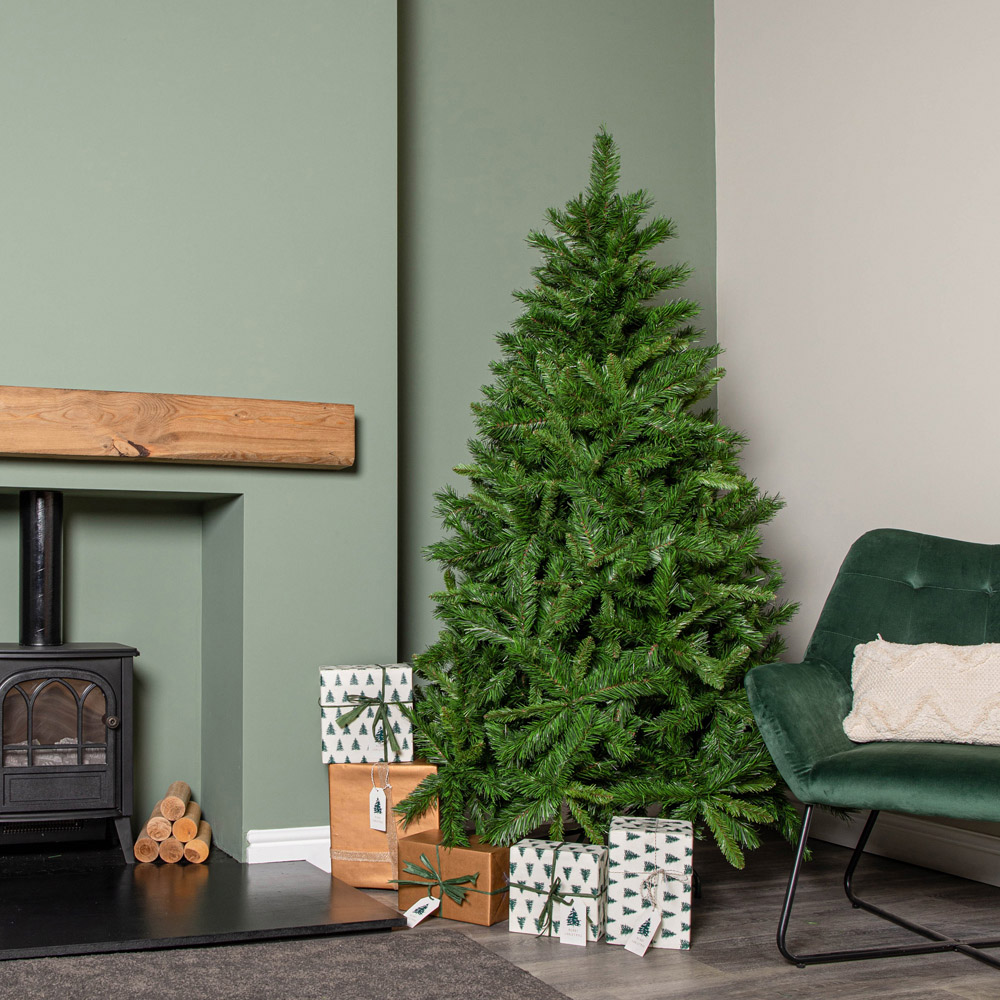 Samuel Alexander Green Kateson Fir Artificial Christmas Tree 6ft Image 9