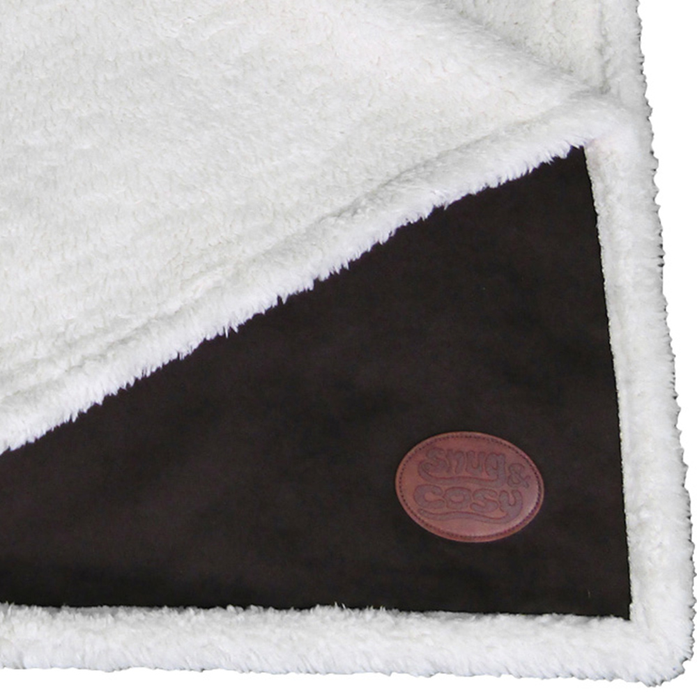 Snug & Cosy Brown Novara Crate Medium Pet Blanket Image 3