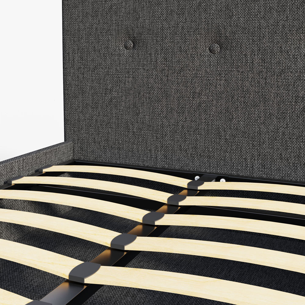 Ashbourne Bed Frame 90cm Grey Image 6