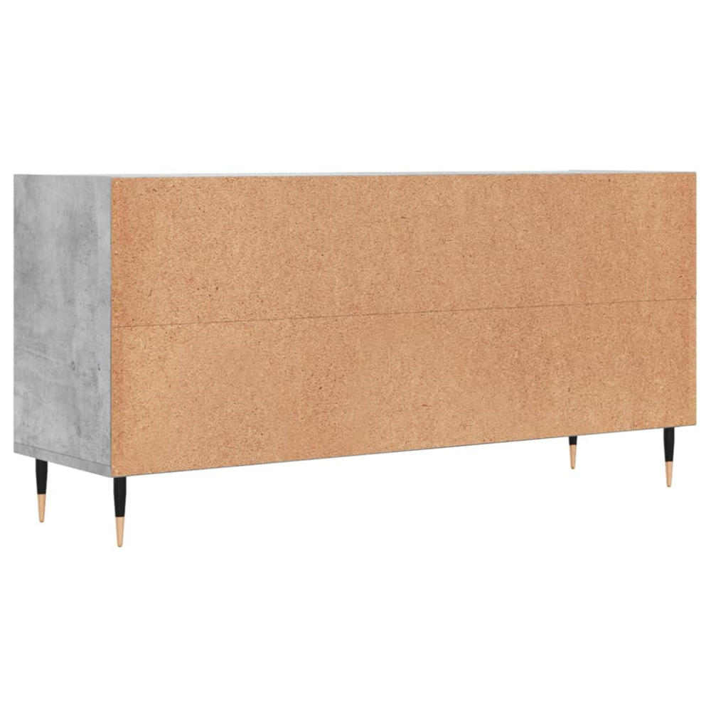 vidaXL 6 Shelf Concrete Grey TV Cabinet Image 6