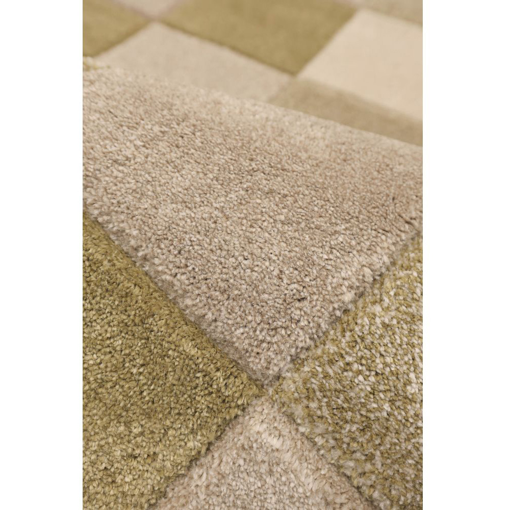 Homemaker Newport Green Blocks Rug 120 x 170cm Image 3