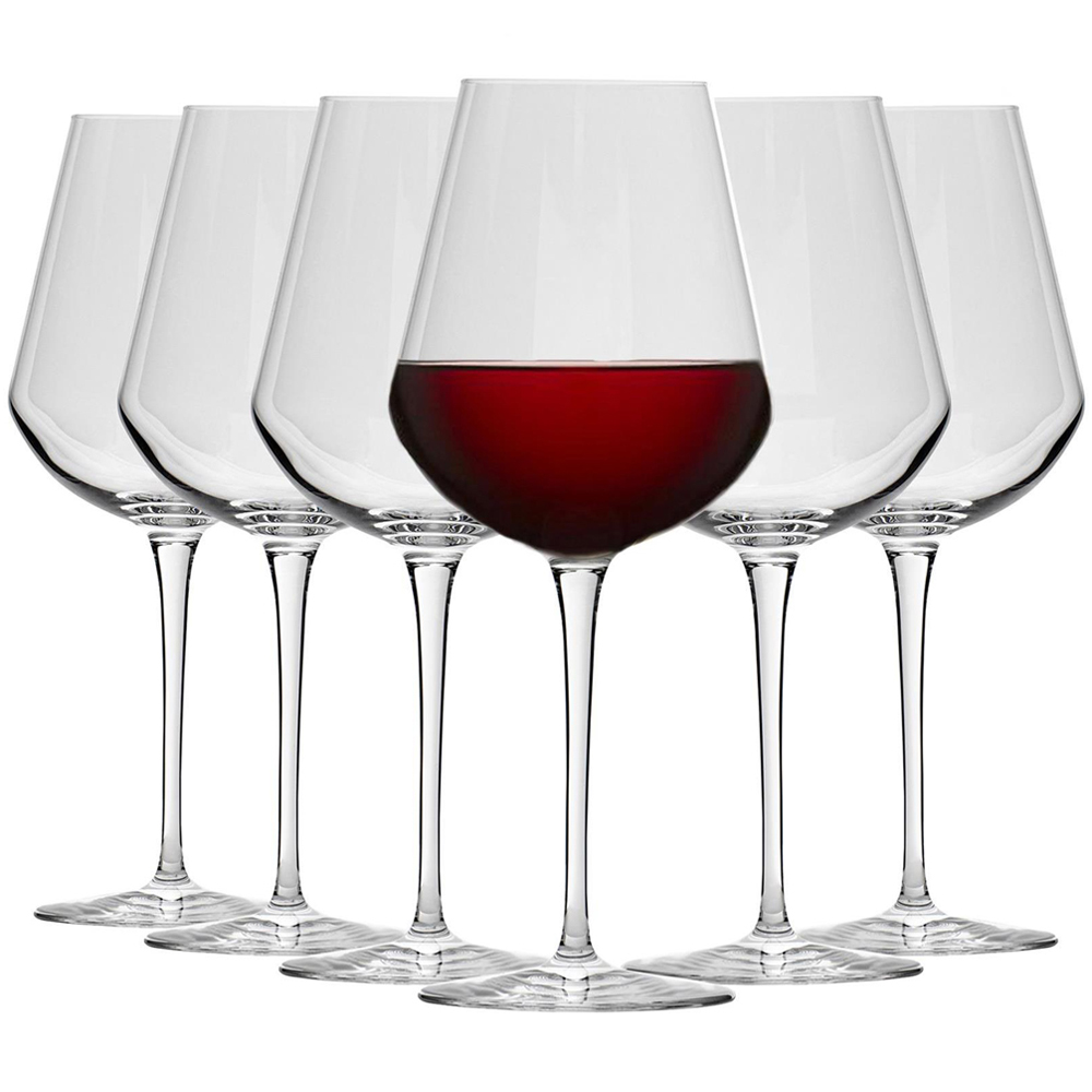Bormioli Rocco Inalto Uno Clear Red Wine Glass 640ml 12 Pack Image 1