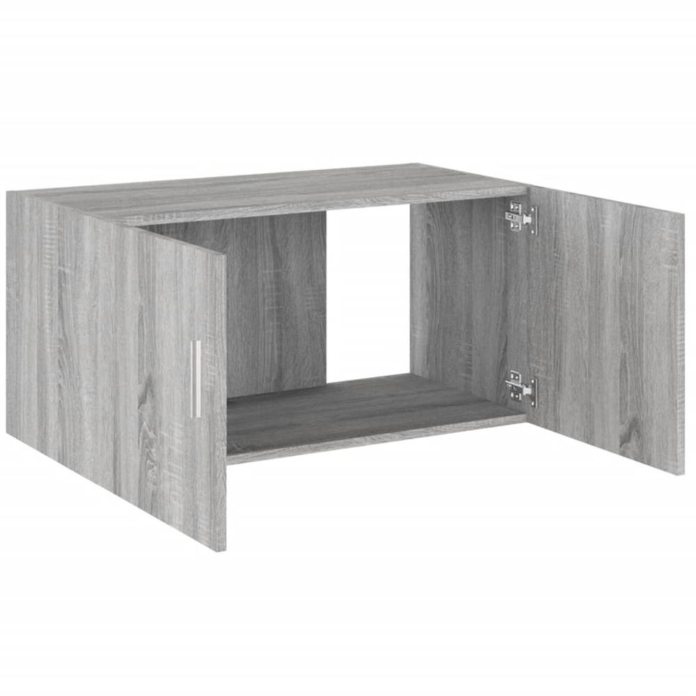 vidaXL 2 Door Grey Sonoma Wall-Mounted Cabinet Image 5