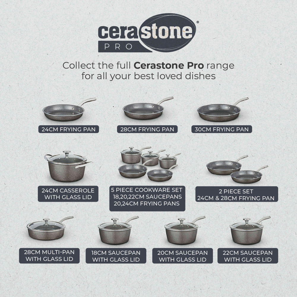 Tower 18cm Forged Aluminium Non-Stick Saucepan with Glass Lid Image 8
