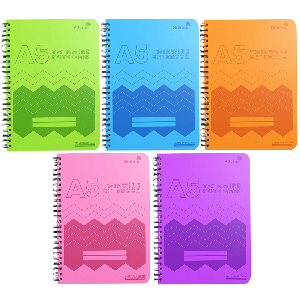 Poly Prop Wire Notebook - A5 Image 1
