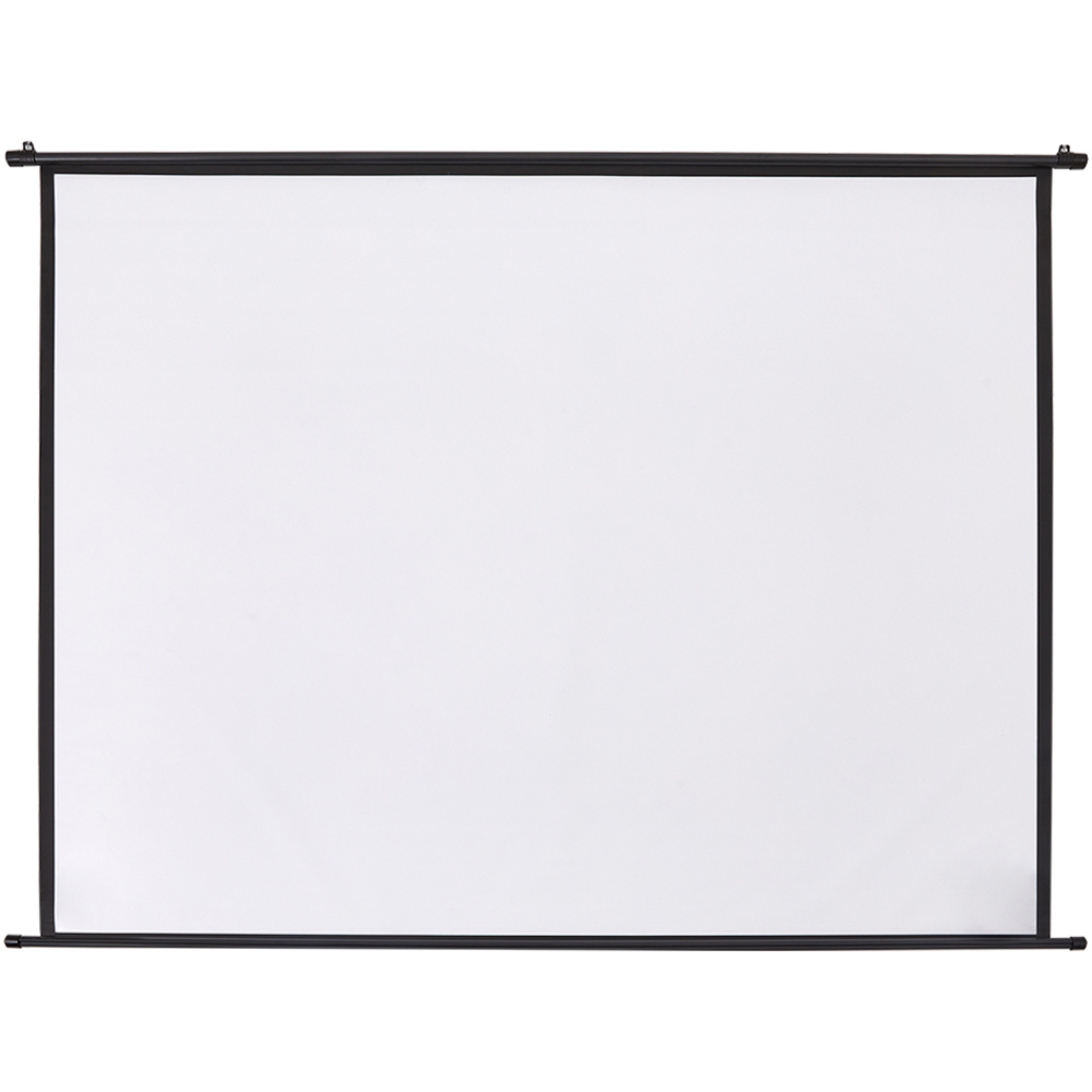Living and Home 4:3 Portable Manual Pull Down Projector Screen 100 inch Image 1
