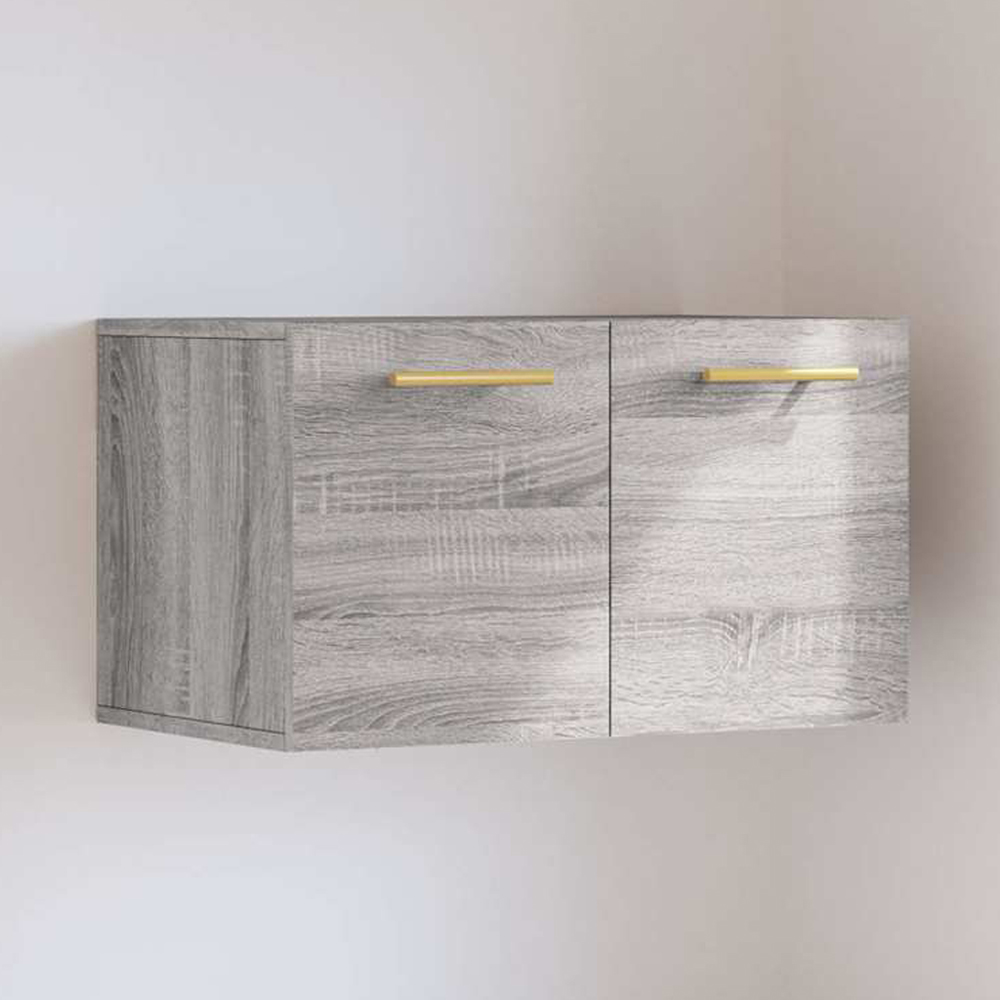 vidaXL Single Door Grey Sonoma Wall Mounted Cabinet Image 1