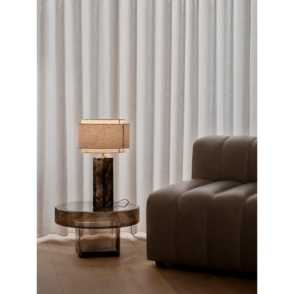 Nordlux Takai Beige Marble Table Lamp Image 2