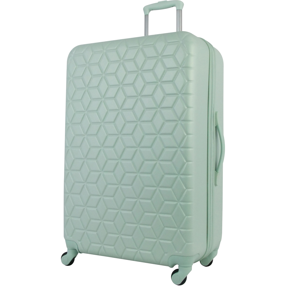 Travel Gear Geometric Suitcase Sage Large Image 2