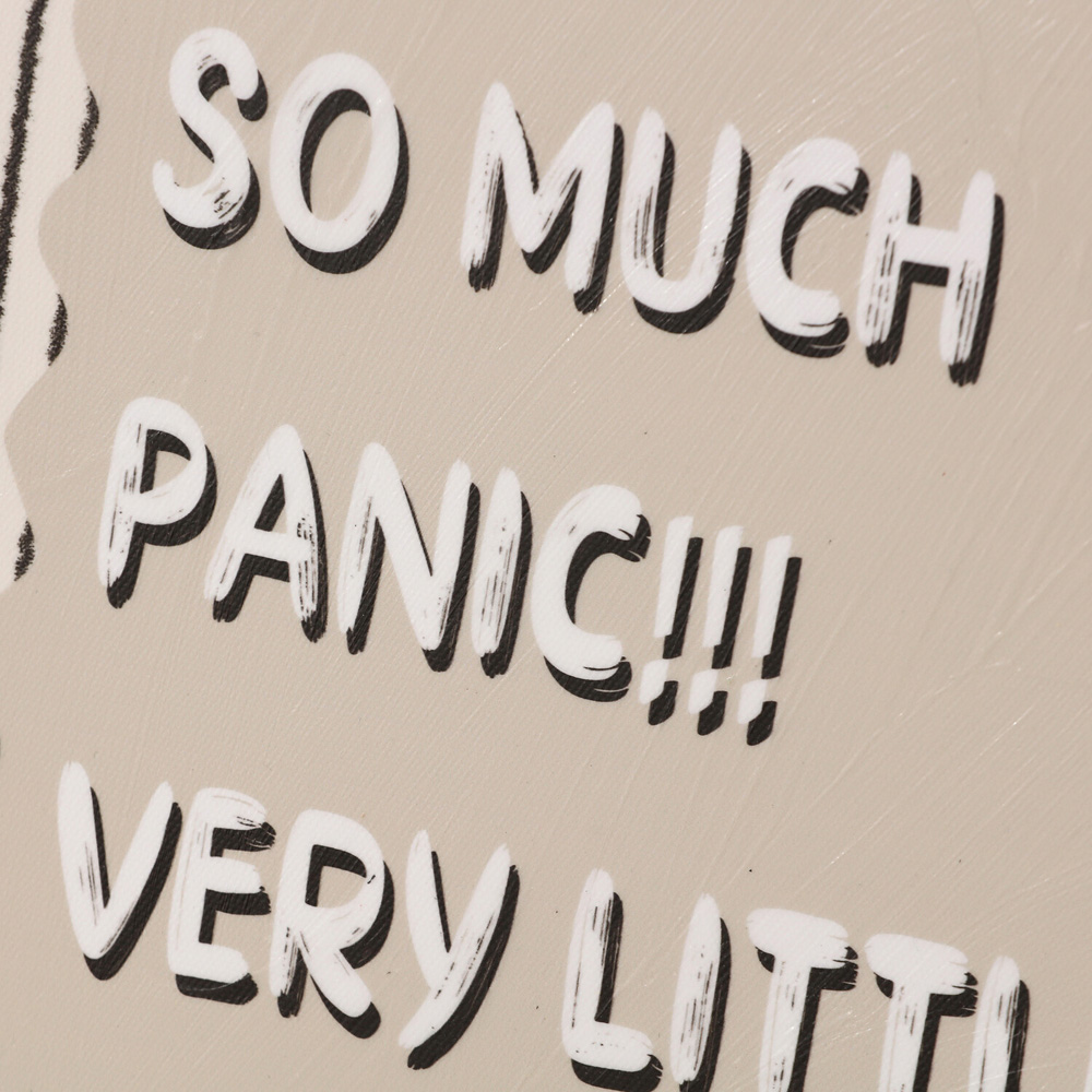 Amusing Slogan Printed Canvas Image 6
