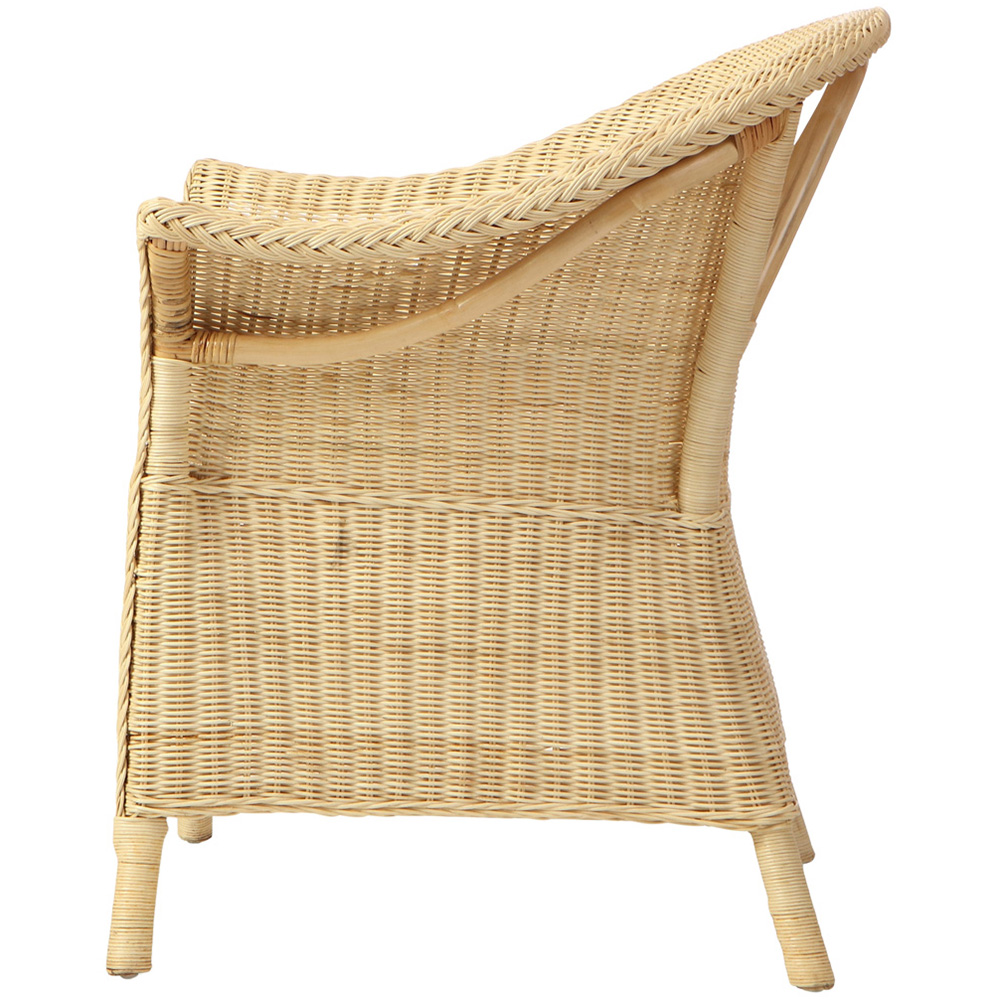 Desser Furniture Natural Wicker Adult King Size Loom Chair Image 4