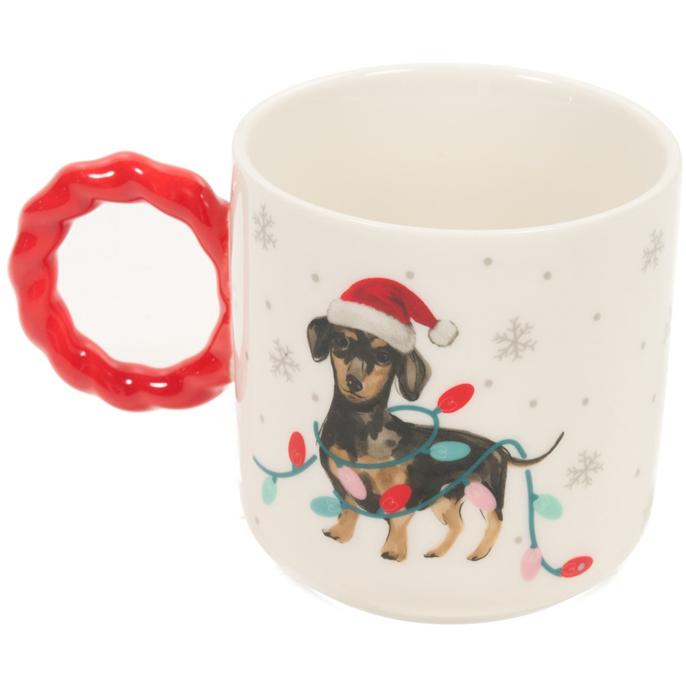 Xmas Pets Braided Handle Mug Image 9