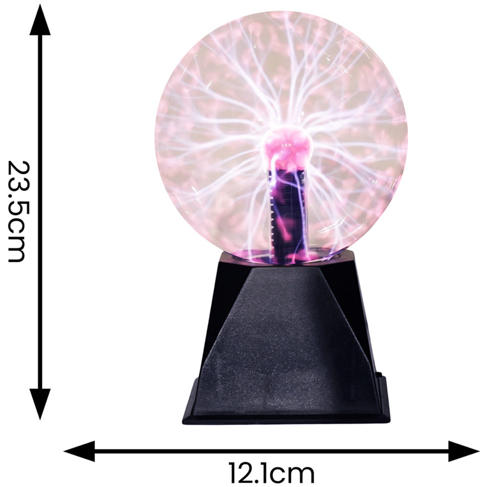 ValueLights Pixo Retro Plasma Touch Globe Ball Lamp Image 4