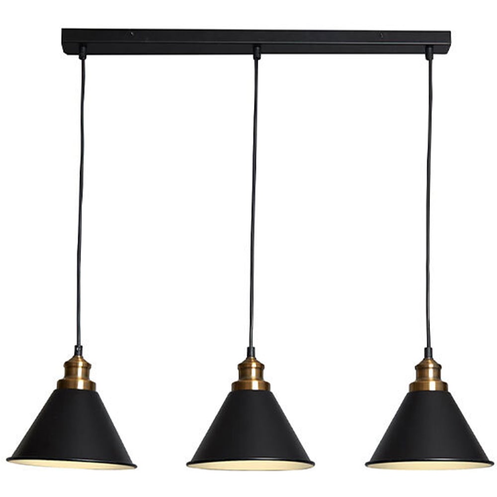 Camden 3 Light Fitting Ceiling Light Image 1
