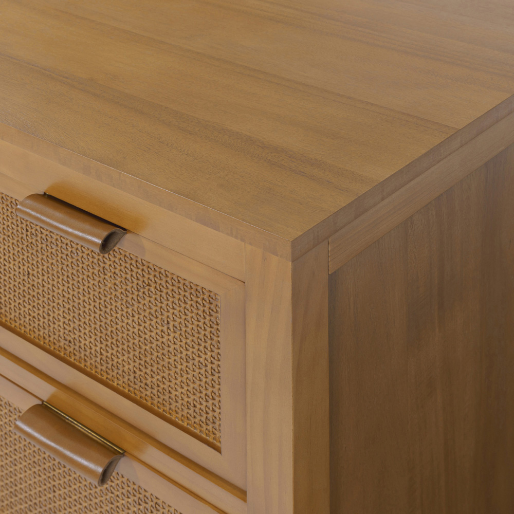 Teamson Home Hatteras 3 Drawer Natural Dresser Image 7